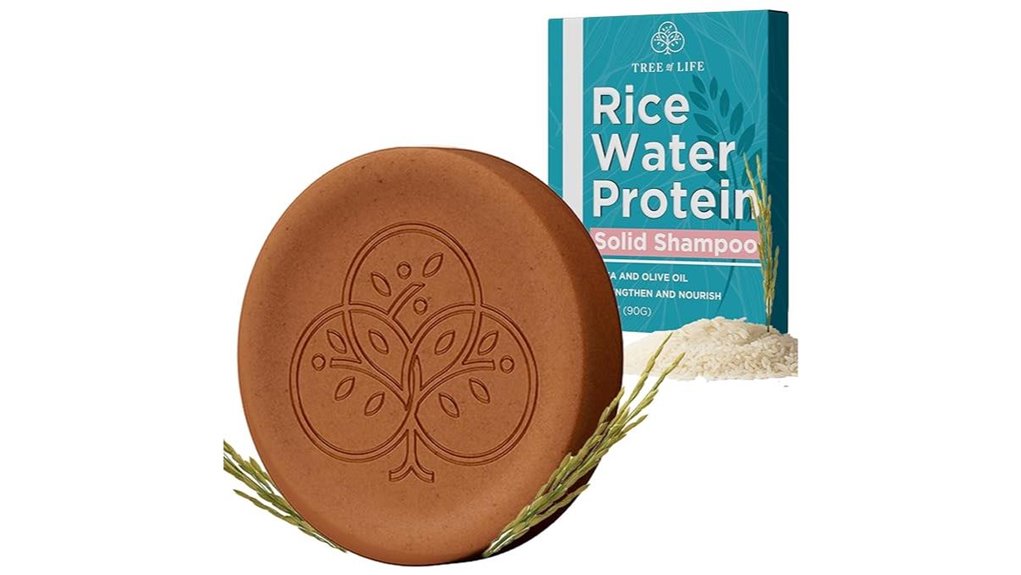 Best Solid Shampoo Bars for Hard Water (Travel Testing) 15 rice water shampoo bar