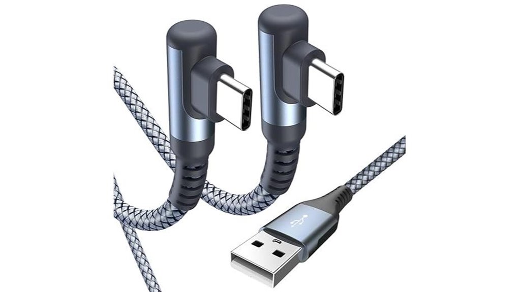right angle usb c duo