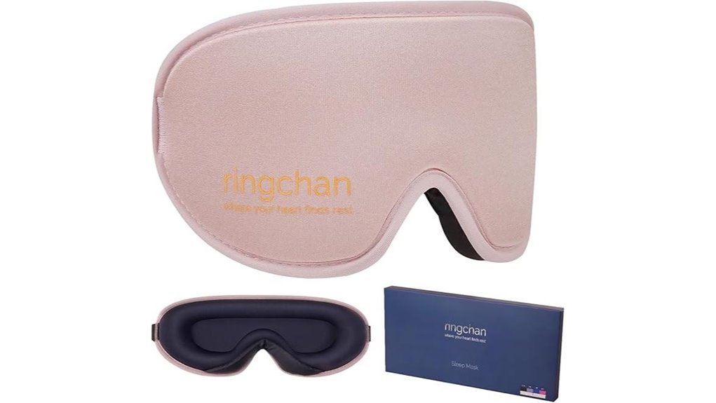 Sleep Masks for Flights with Adjustable Nose Bridges Light Leak 11 ringchan 3d blackout travel