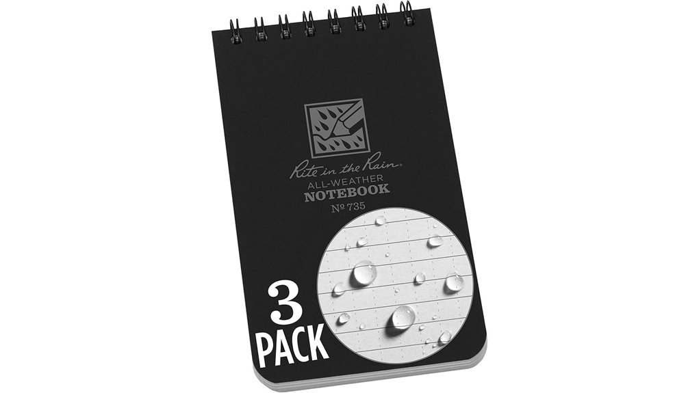 rite rain resistant spiral notebook