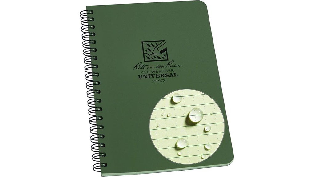rite weatherproof spiral notebook