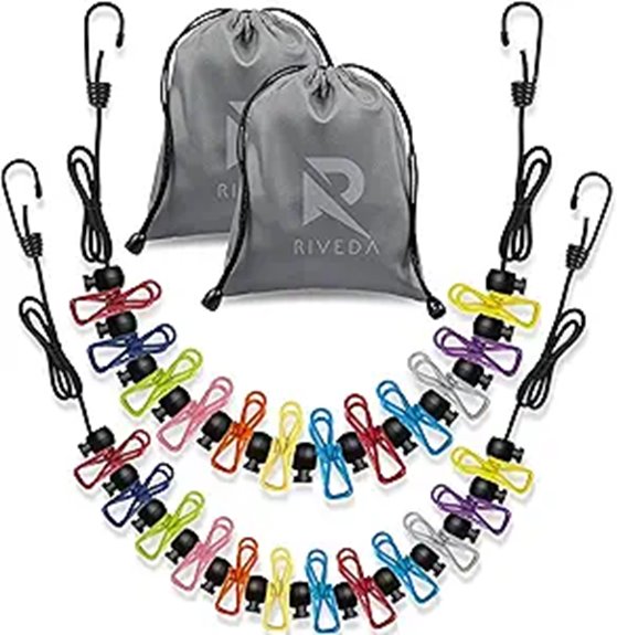 Travel Clotheslines for Hotel Rooms—No Tools Needed 5 riveda travel clothesline pack