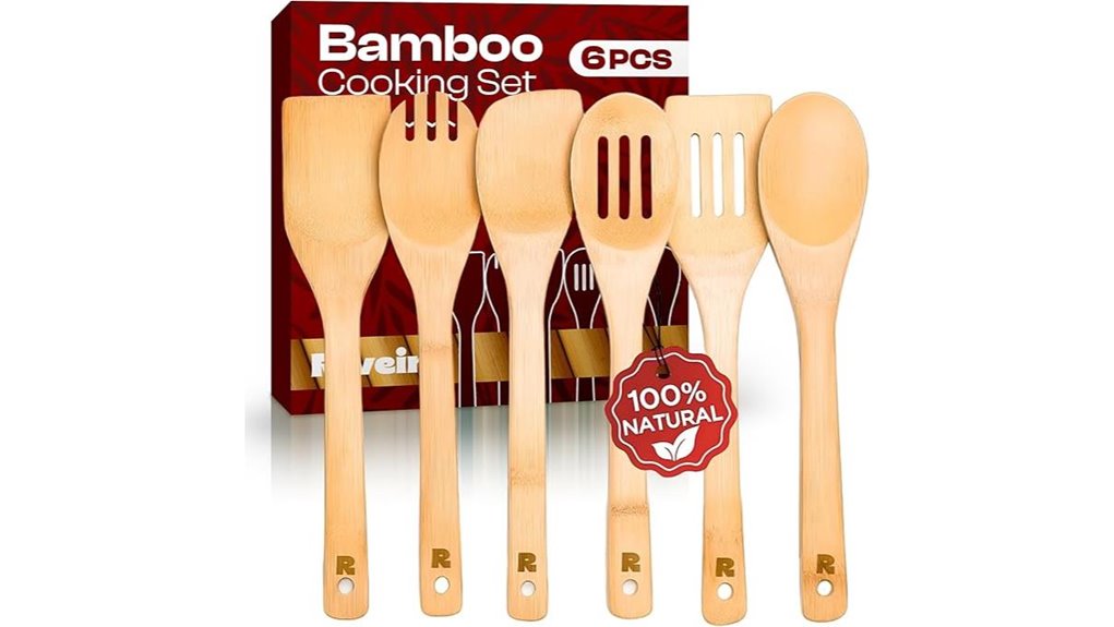 The Wooden Spoon Set That Transforms Everyday Meals 4 riveira bamboo spoons set