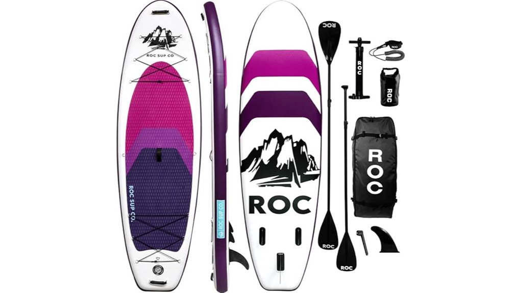 Best Travel-Friendly Inflatable Stand Up Paddleboards 1 roc 10 6 wide stable