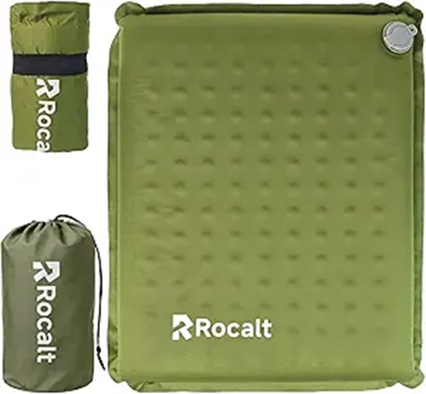 Top Compact Posture Cushions for Travel & Work 14 rocalt self inflating foam seat