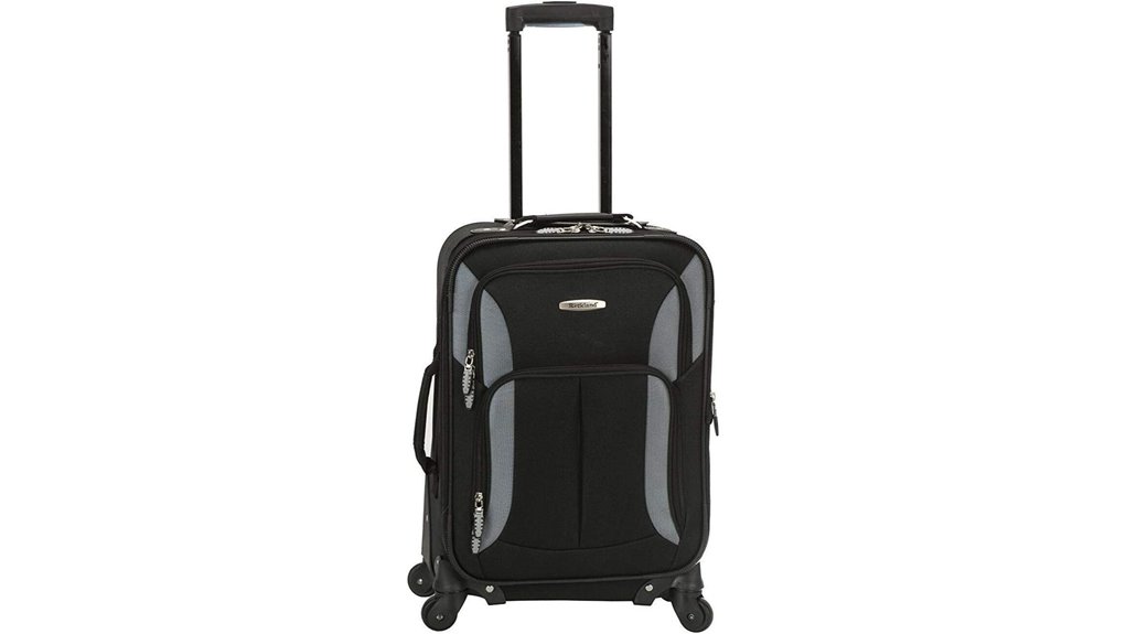rockland 20 inch black spinner