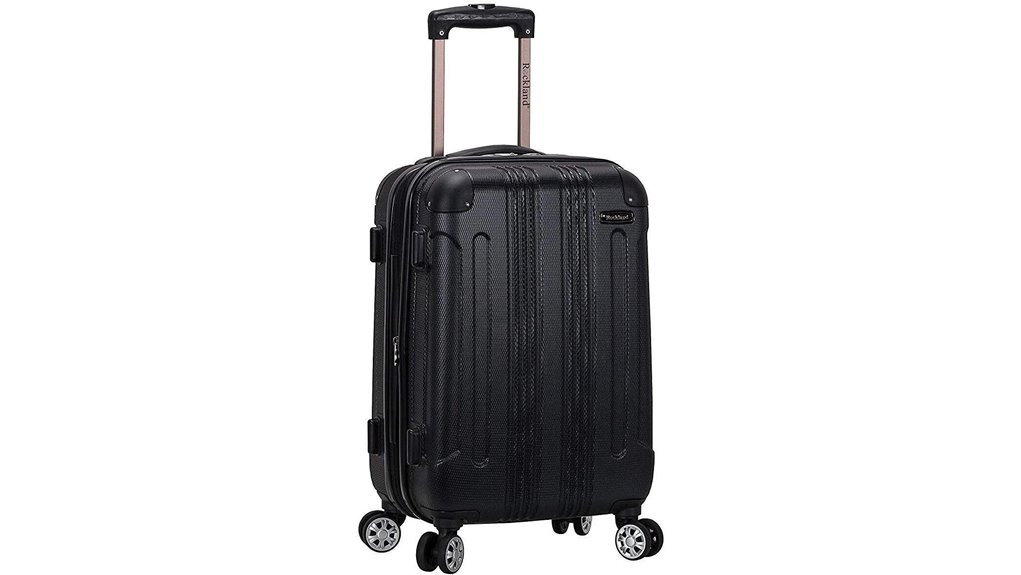 Carry‑On Suitcases for Cobblestones: Wheels Built to Last 1 rockland 20 inch black spinner