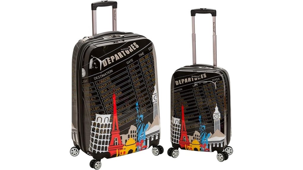 Carry‑On Suitcases for Cobblestones: Wheels Built to Last 12 rockland 2 piece spinner luggage
