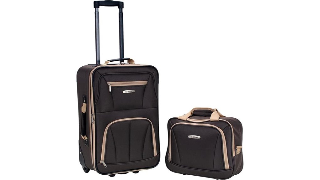 Best Expandable Suitcases for Shopping Trips (Souvenir Space) 8 rockland softside 2 piece luggage