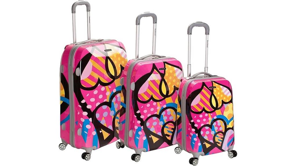 rockland spinner 3 piece luggage