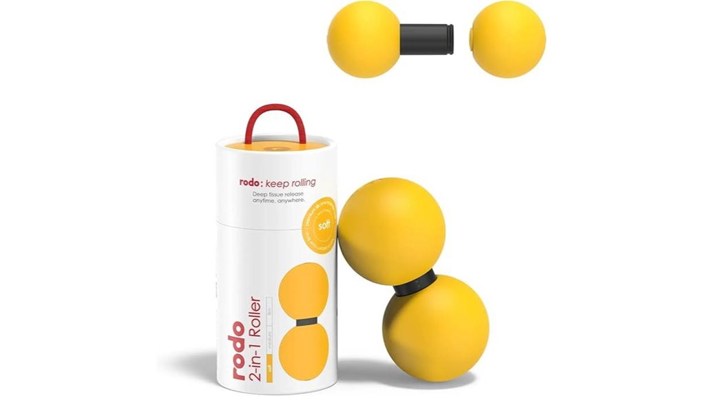 Compact Massage Balls That Travelers Love for Back & Feet 7 rodo 2 in 1 peanut roller