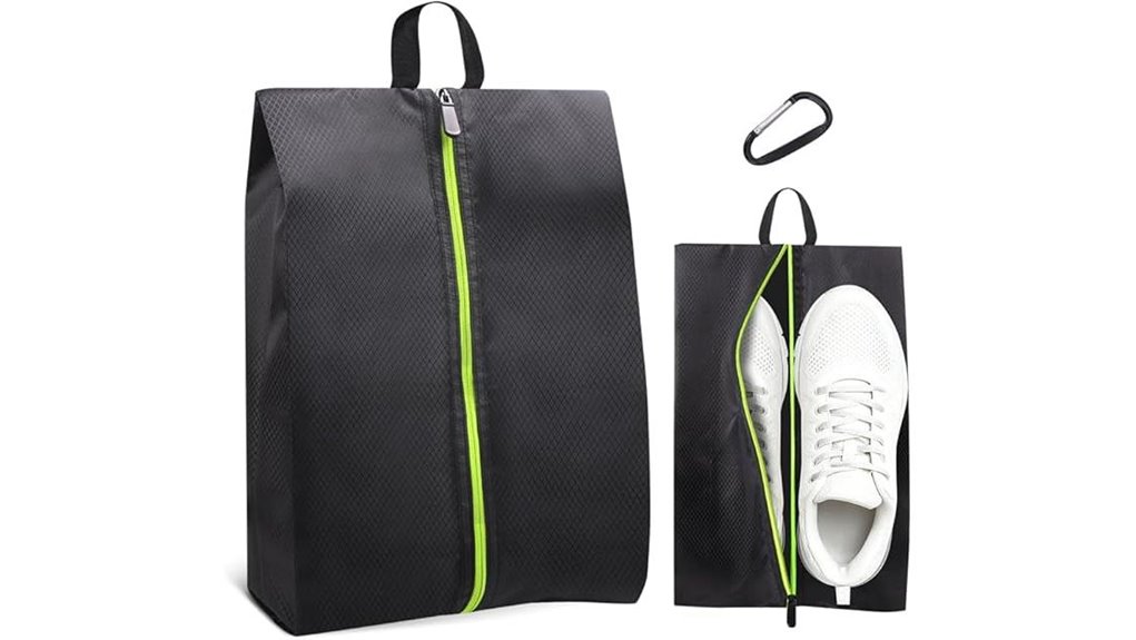 Best Shoe Bags with Deodorizing Liners That Keep Smells Out 5 roliwils odor resistant cleat carabiner
