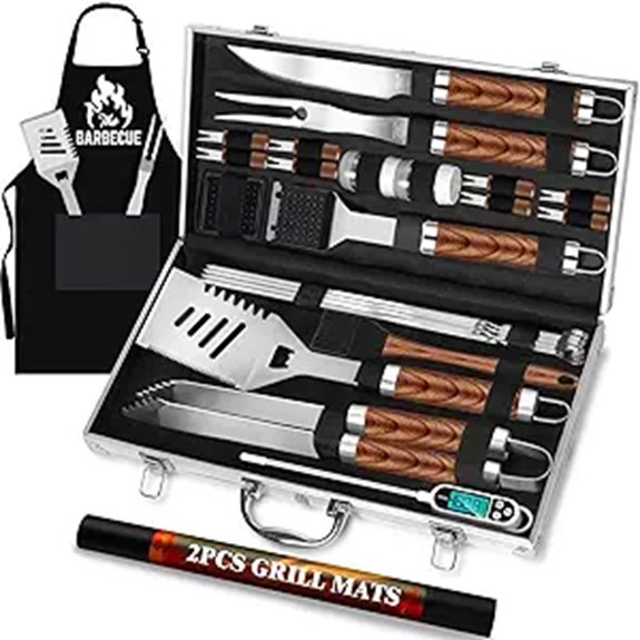 romanticist 26 piece stainless grill