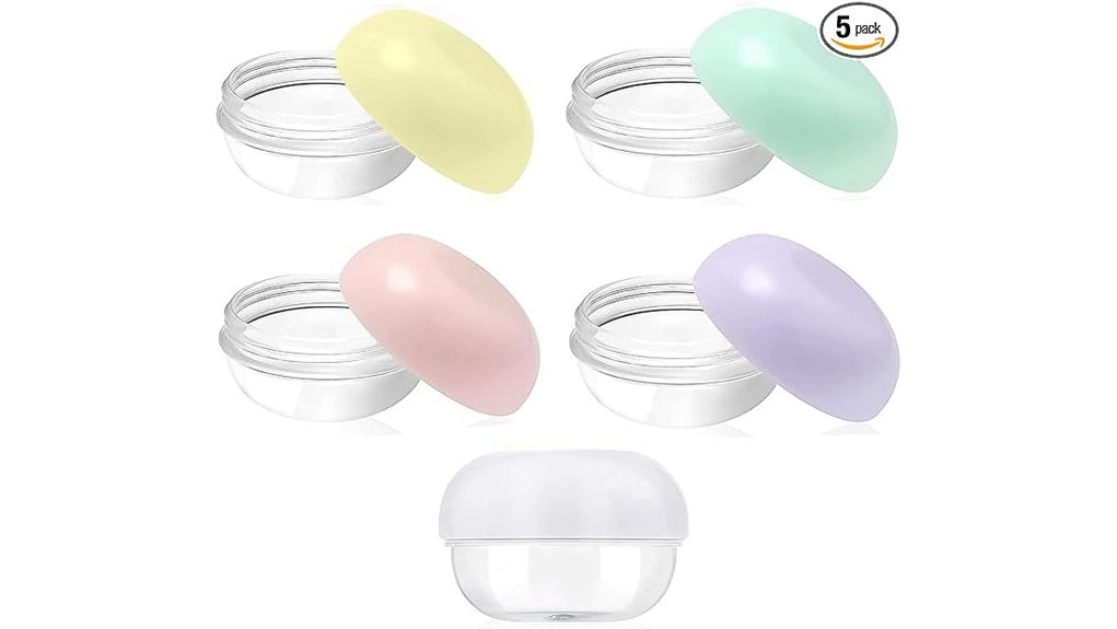 Travel Jars for Creams: Wide Mouth, Tight Seal Essentials 14 ronrons mini leak proof travel