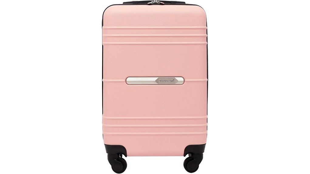rose gold 22 inch spinner