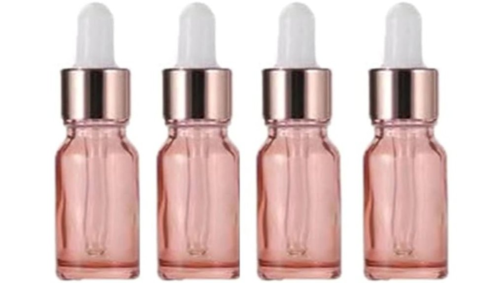 Leak‑Proof Travel Bottles for Oils: Perfect on the Go 9 rose gold dropper set