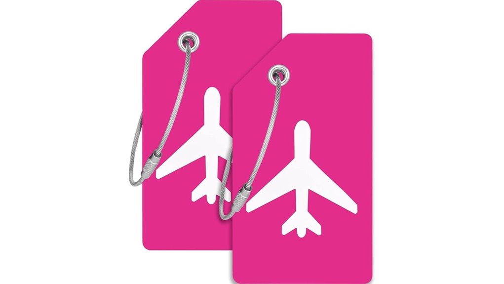 rose red silicone tags