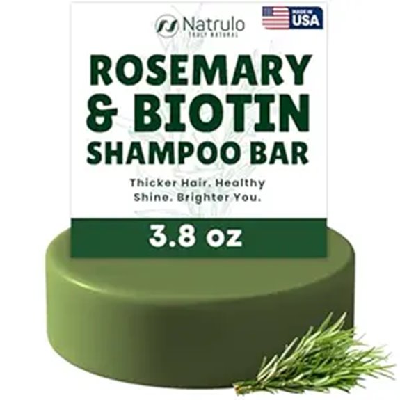 Best Long‑Lasting Solid Shampoo Bars for Travel 14 rosemary biotin shampoo bar