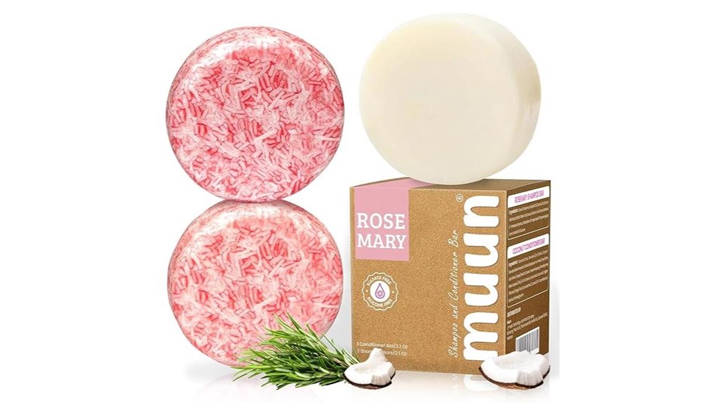 Best Long‑Lasting Solid Shampoo Bars for Travel 4 rosemary shampoo conditioner trio