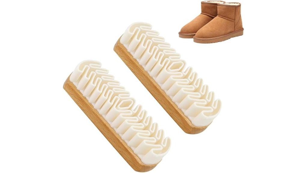rubber suede polishing brush