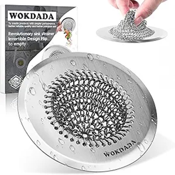 Best Sink Strainer Baskets That Clean Without the Fuss 9 rust proof reversible mesh strainer