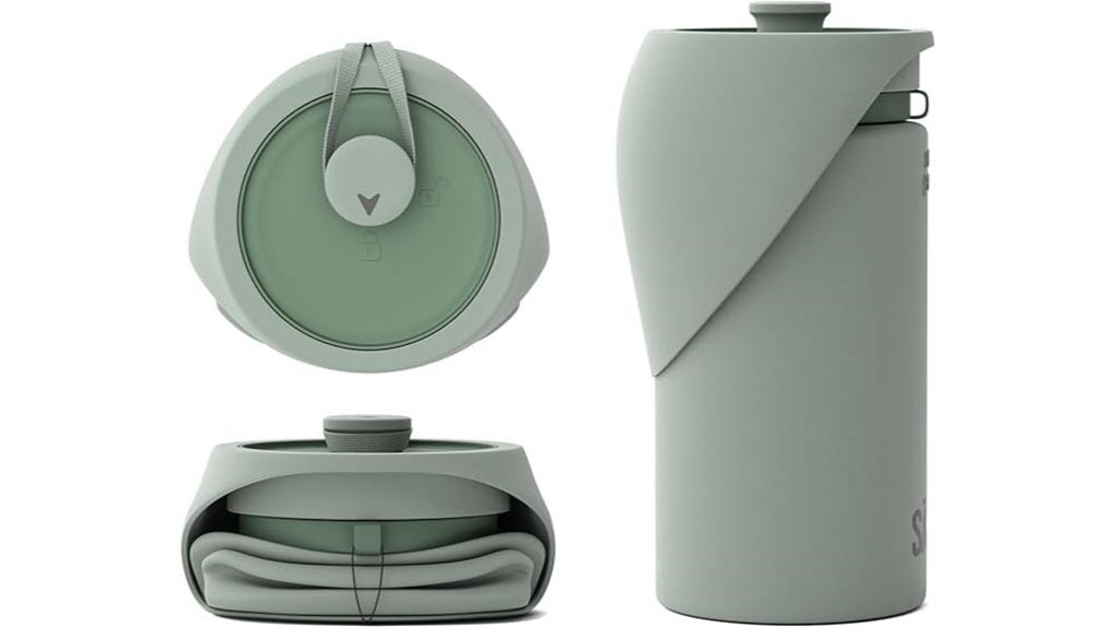 Collapsible Pet Water Bottles for Travel (One-Hand Squeeze) 14 s ker collapsible dog bottle