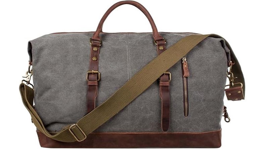 Canvas Weekender Bags That Turn Every Escape Into a Story 1 s zone canvas carry on bag