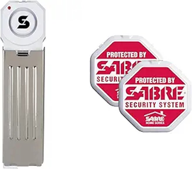 Door Wedge Alarms Every Rental Needs: Compact & Loud 14 sabre wireless 120 db alarm