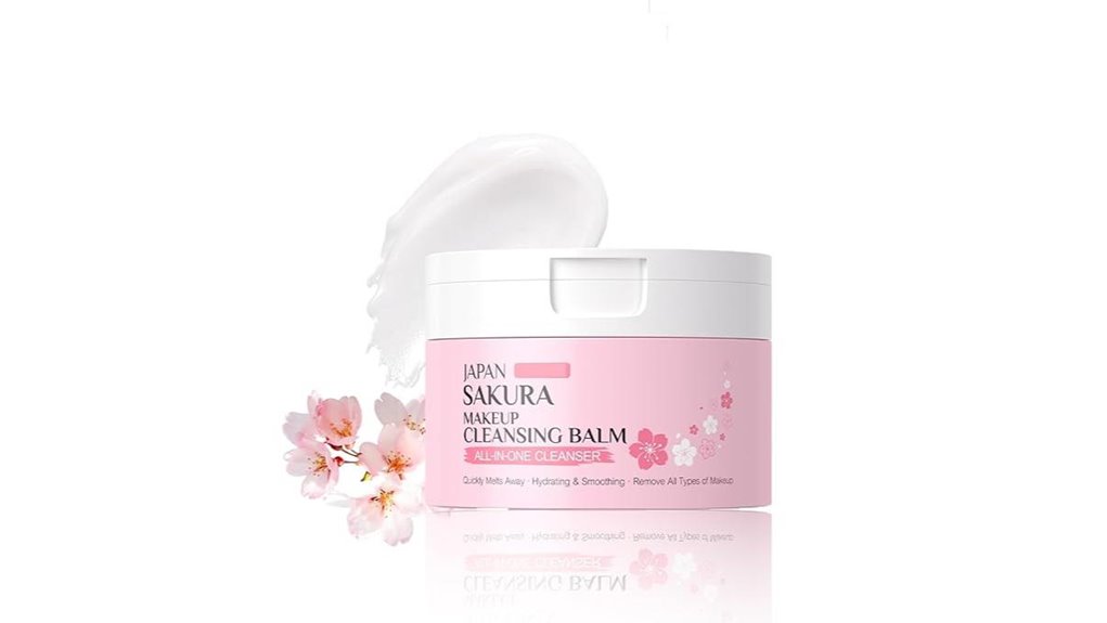 The Best Face Cleansing Balm Stick (Solid) for Smooth Skin 6 sakura hyaluronic cleansing balm