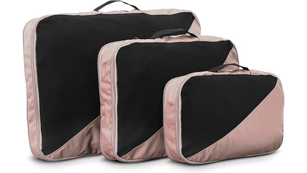 samsonite three cube packing dustyrose