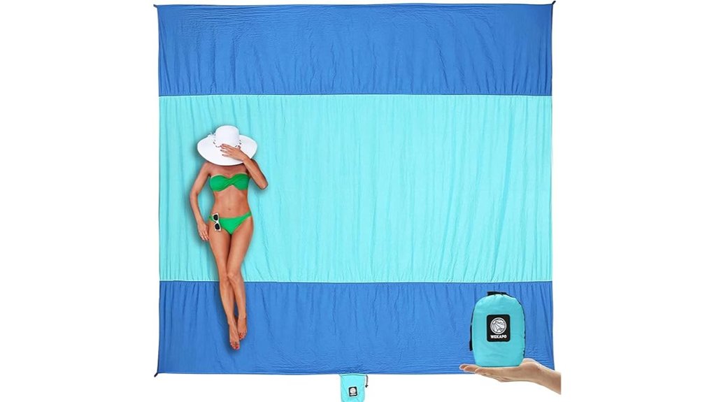 Best Sand‑Resistant Beach Mats You’ll Love on Vacation 1 sandproof beach mat stakes