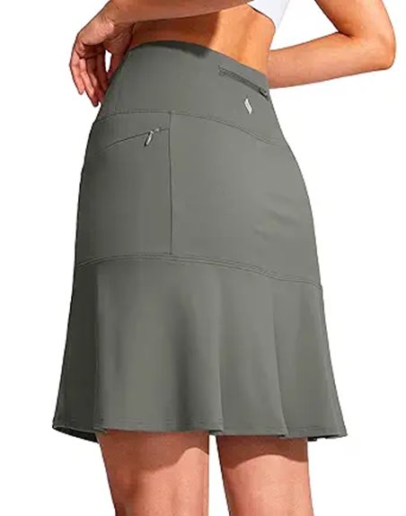 Travel Skirts With Hidden Pockets That Elevate Your Adventures 1 santiny high waist golf skorts