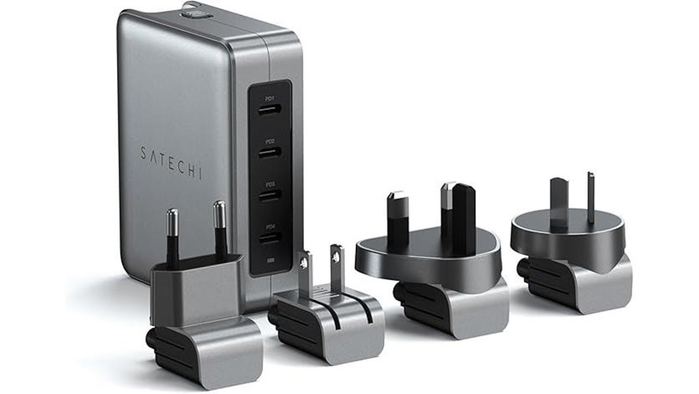Best Slim GaN Chargers Every One‑Bag Traveler Needs (Multiport) 11 satechi 145w gan charger