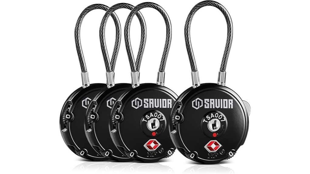 Travel Cable Locks for Lockers & Bags You’ll Love 11 savior tsa 3 digit locks
