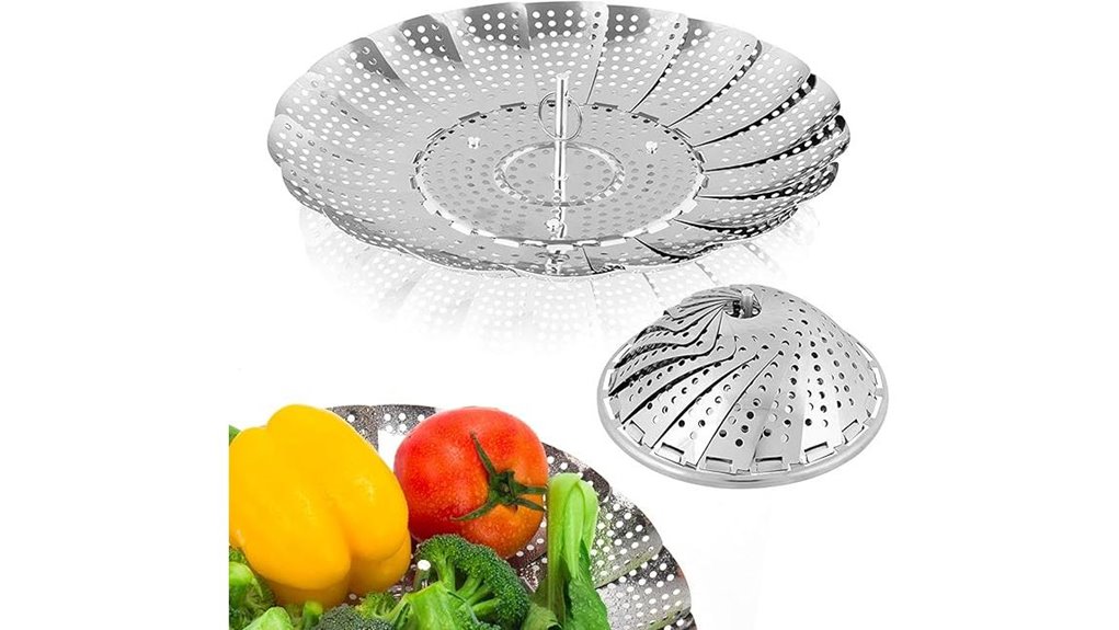 The Best Steamer Insert Baskets That Keep Food Fresh 1 sayfine stainless folding steamer
