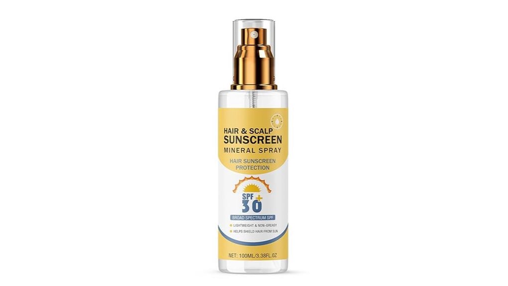 scalp spf30 non greasy spray