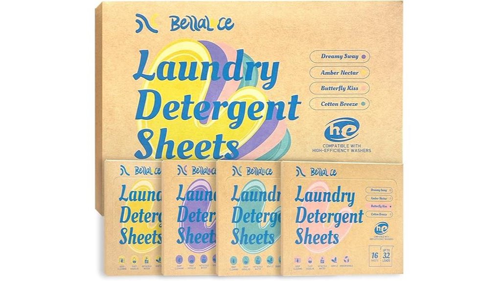 scented 128 load 4 pack sheets