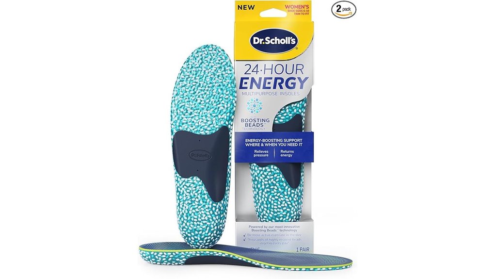 Top Insoles for Travel: Comfort for Standing & Walking All Day 4 scholl s women s energy insoles