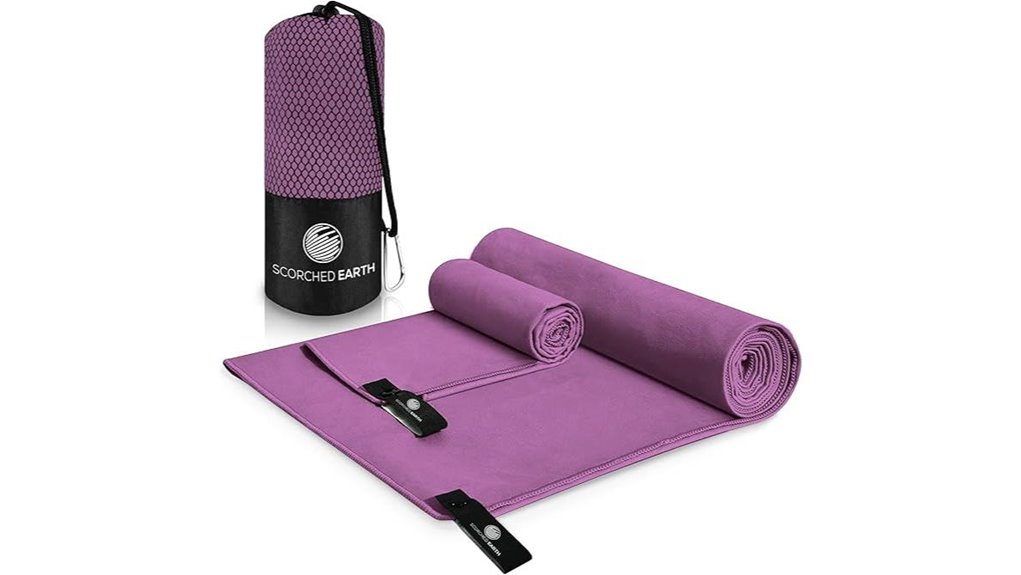 scorchedearth dual size microfiber towels