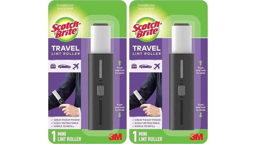 Best Portable Lint Rollers for Pet Hair (Refillable) 8 scotch brite pet hair rollers
