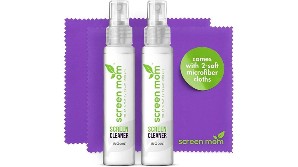 Best Travel-Friendly Phone Screen Cleaning Kits (Spray+Cloth) 7 screen cleaning 2 pack kit