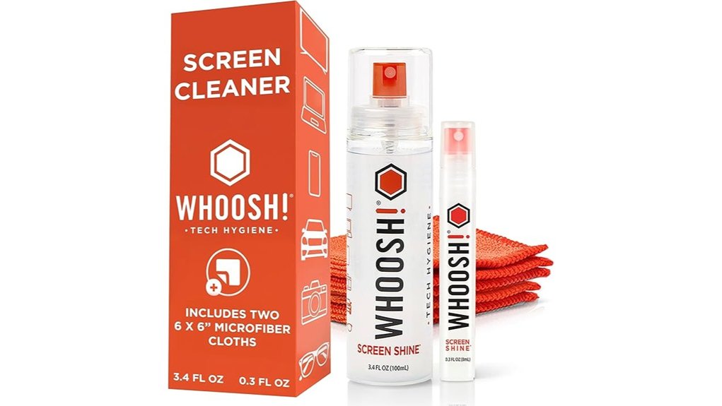 Best Travel-Friendly Phone Screen Cleaning Kits (Spray+Cloth) 2 screen shine duo kit