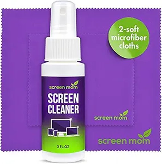 Best Travel-Friendly Phone Screen Cleaning Kits (Spray+Cloth) 6 screen spray and cloths