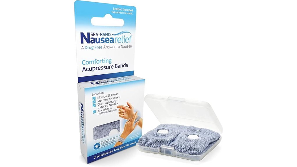 Best Motion Sickness Remedies: Ginger, Bands, Tablets 4 sea band anti nausea wristband set
