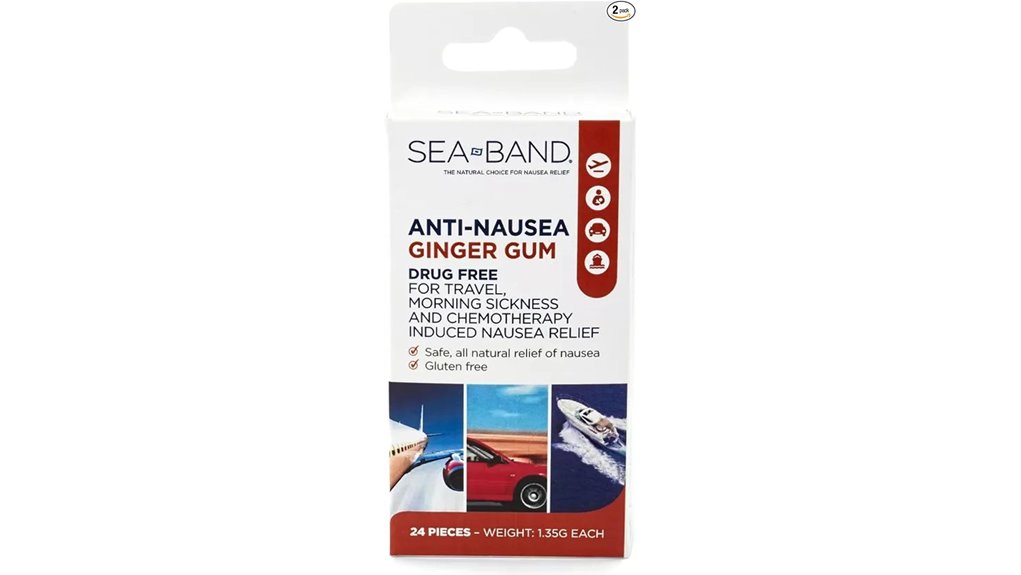 Best Motion Sickness Remedies: Ginger, Bands, Tablets 10 sea band ginger antinausea gum