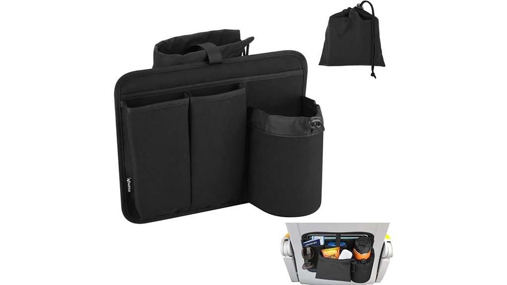 seatback 3 clip foldable organizer