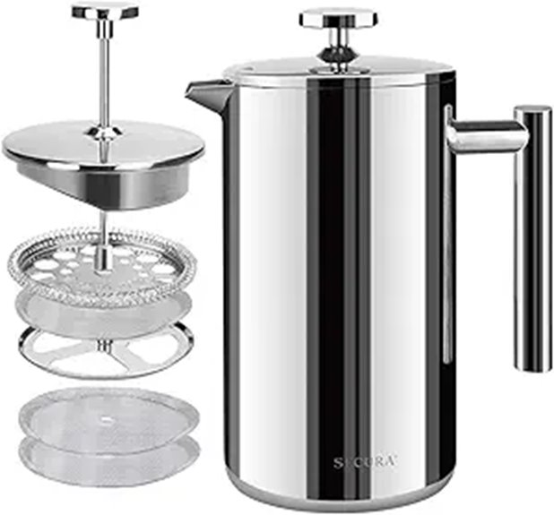 French press (shatterproof) That Lasts a Lifetime 9 secura 50oz french press