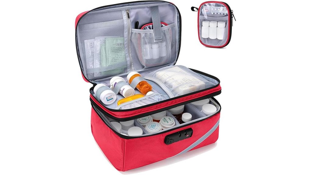 Best Travel Pill Cases With Child-Resistant Latches (Safe Lids) 10 secure portable pill organizer
