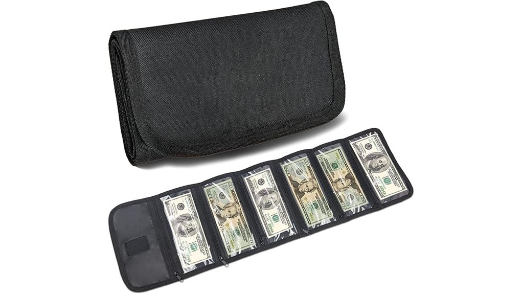 Top Currency Organizers (Multi-Pocket Wallets) for Travelers 3 secure six zippered money wallet