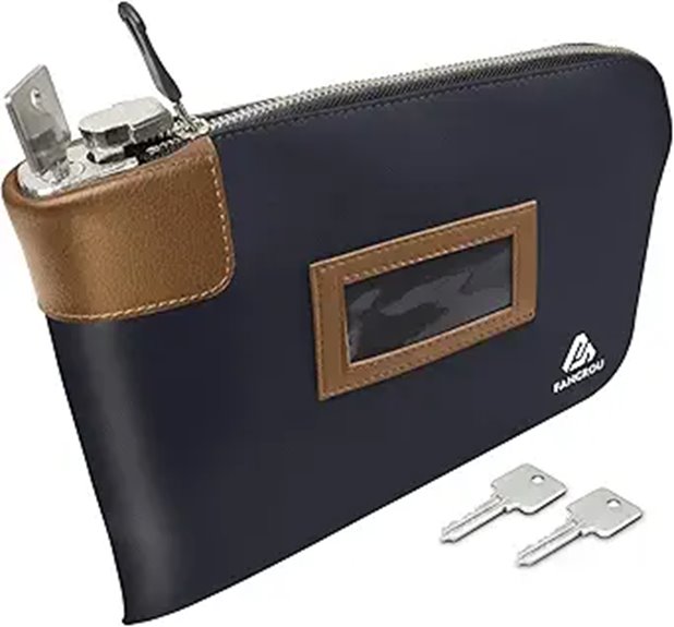 Lockable Toiletry Bags That Keep Your Essentials Secure 5 secure waterproof two key bag